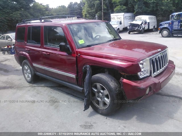 1J8HG58296C168298 - 2006 JEEP COMMANDER LIMITED RED photo 1
