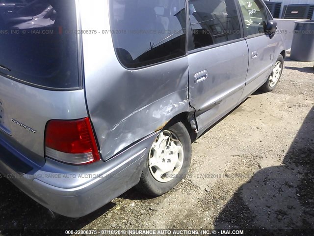 JHMRA3849WC001392 - 1998 HONDA ODYSSEY LX/EX SILVER photo 6