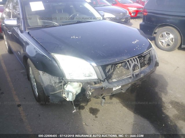 1MEHM40W08G626104 - 2008 MERCURY SABLE LUXURY BLUE photo 6