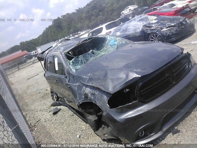 1C4RDHDG7HC610649 - 2017 DODGE DURANGO GT GRAY photo 1