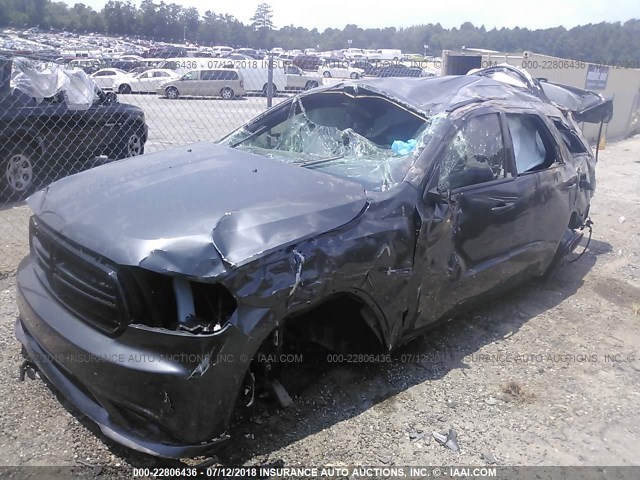 1C4RDHDG7HC610649 - 2017 DODGE DURANGO GT GRAY photo 2