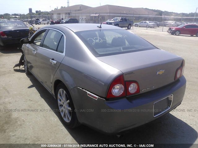 1G1ZE5E75AF215134 - 2010 CHEVROLET MALIBU LTZ 锡色 照片 3