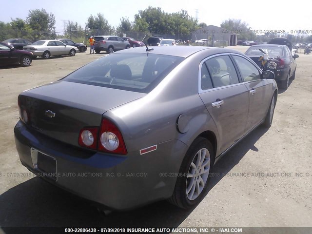 1G1ZE5E75AF215134 - 2010 CHEVROLET MALIBU LTZ 锡色 照片 4