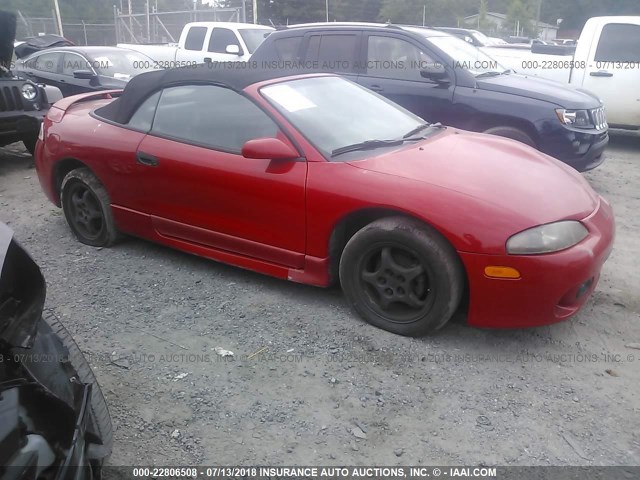 4A3AX55FXXE073560 - 1999 MITSUBISHI ECLIPSE SPYDER GST RED photo 1