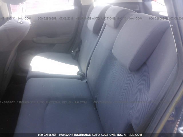 JHMGE8H37DC037076 - 2013 HONDA FIT BLUE photo 8