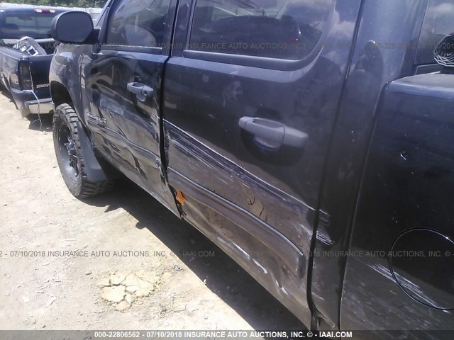 3GTP2VE73CG224424 - 2012 GMC SIERRA K1500 SLE BLACK photo 6