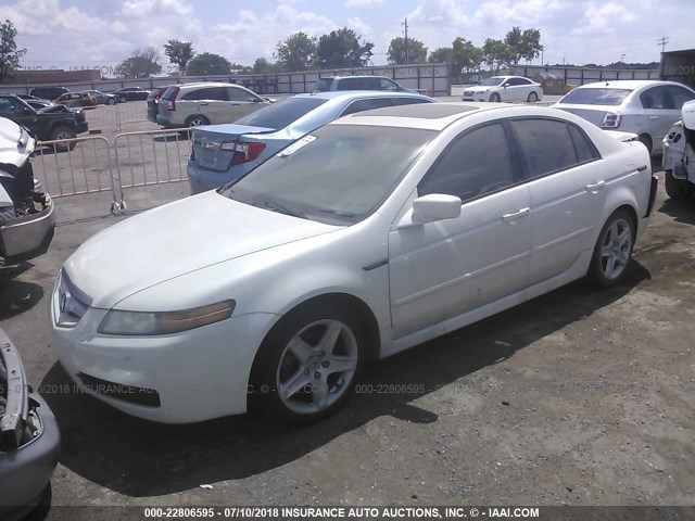 19UUA66256A058751 - 2006 ACURA 3.2TL WHITE photo 2