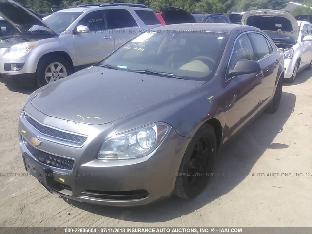 1G1ZA5EU7CF226639 - 2012 CHEVROLET MALIBU LS Qəhvəyi foto 2
