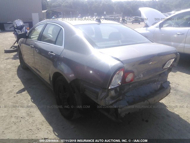 1G1ZA5EU7CF226639 - 2012 CHEVROLET MALIBU LS Qəhvəyi foto 3