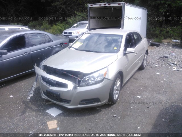 1G11C5SA9DF169136 - 2013 CHEVROLET MALIBU 1LT 金色 照片 2