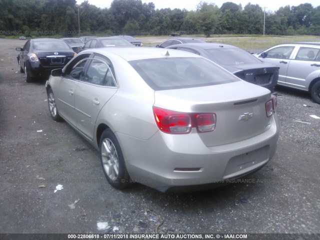 1G11C5SA9DF169136 - 2013 CHEVROLET MALIBU 1LT 金色 照片 3