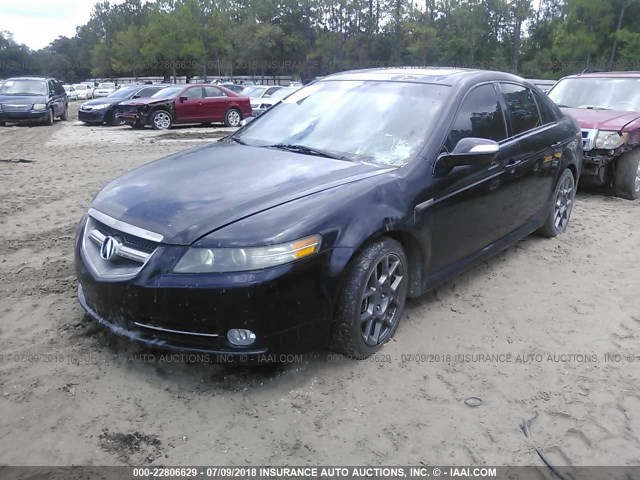 19UUA76547A047001 - 2007 ACURA TL TYPE S BLACK photo 2