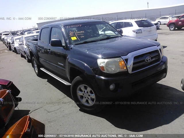 3TMJU4GN3AM098084 - 2010 TOYOTA TACOMA DOUBLE CAB PRERUNNER BLACK photo 1