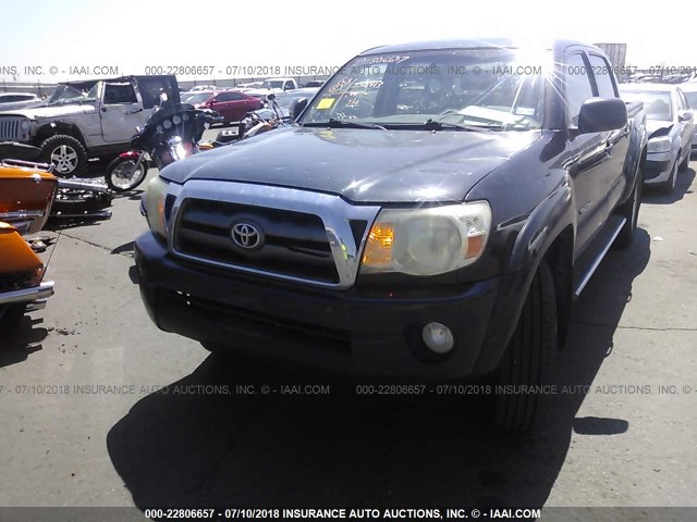 3TMJU4GN3AM098084 - 2010 TOYOTA TACOMA DOUBLE CAB PRERUNNER BLACK photo 6