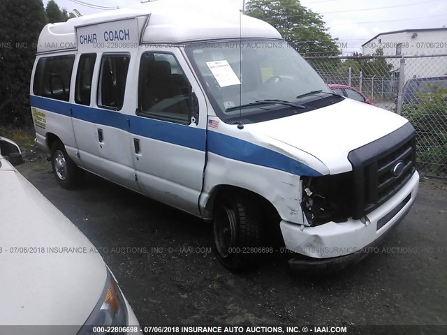 1FTNE2EW9EDA67146 - 2014 FORD ECONOLINE E250 VAN WHITE photo 1