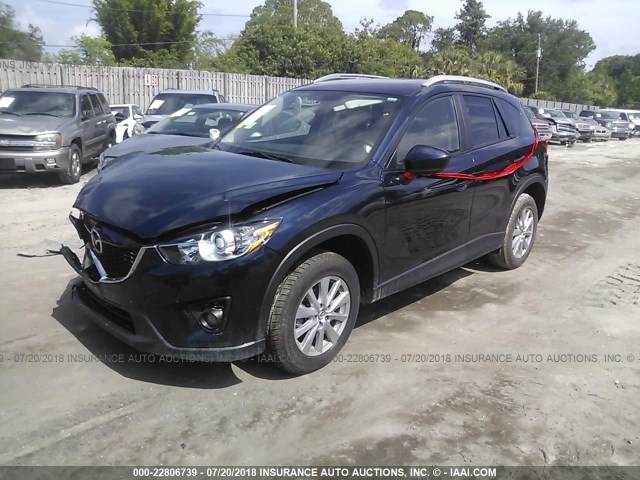 JM3KE2CY3E0414105 - 2014 MAZDA CX-5 TOURING BLACK photo 2