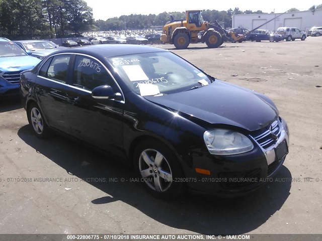 3VWRZ71K08M157734 - 2008 VOLKSWAGEN JETTA SE/SEL BLACK photo 1