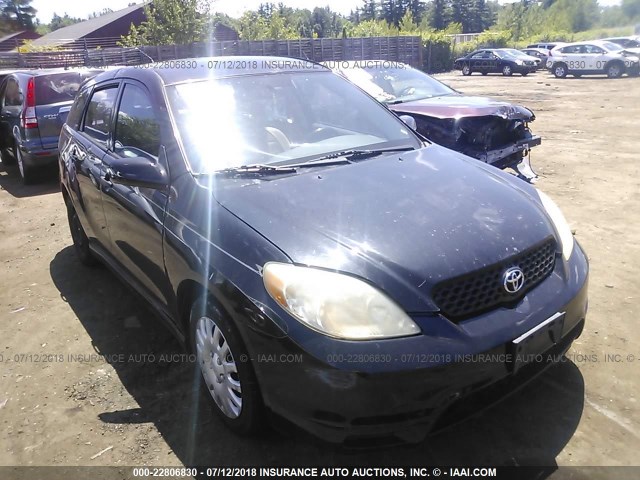 2T1KR32E13C054653 - 2003 TOYOTA COROLLA MATRIX XR BLACK photo 1