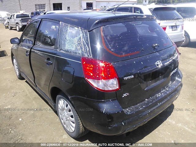 2T1KR32E13C054653 - 2003 TOYOTA COROLLA MATRIX XR BLACK photo 3