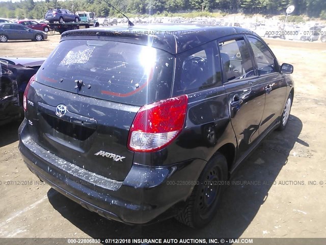 2T1KR32E13C054653 - 2003 TOYOTA COROLLA MATRIX XR BLACK photo 4