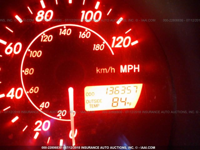 2T1KR32E13C054653 - 2003 TOYOTA COROLLA MATRIX XR BLACK photo 7