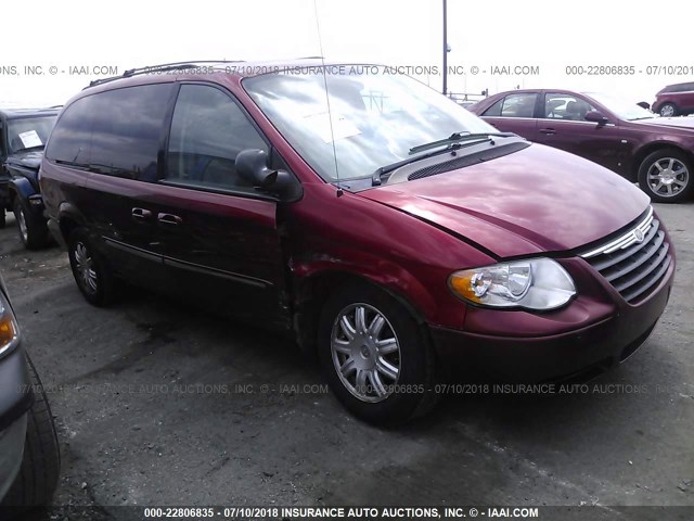 2A4GP54LX6R748162 - 2006 CHRYSLER TOWN & COUNTRY TOURING MAROON photo 1