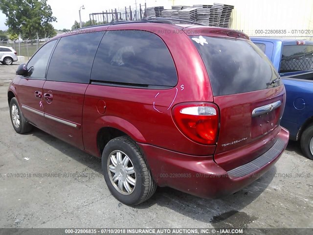 2A4GP54LX6R748162 - 2006 CHRYSLER TOWN & COUNTRY TOURING MAROON photo 3
