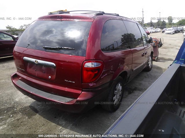 2A4GP54LX6R748162 - 2006 CHRYSLER TOWN & COUNTRY TOURING MAROON photo 4