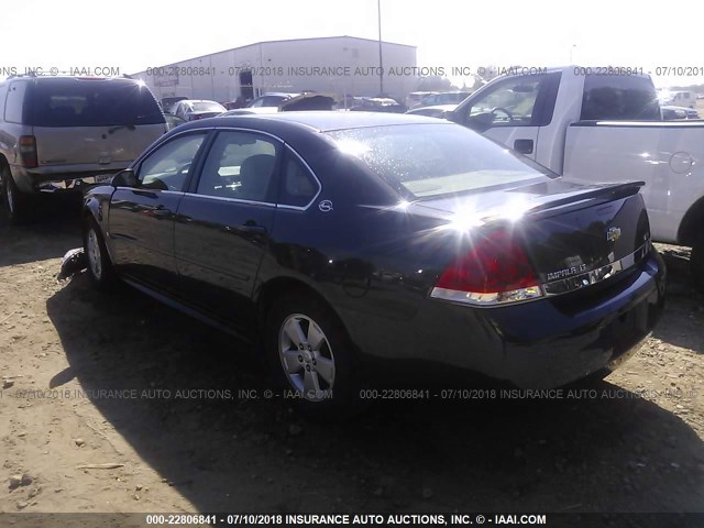 2G1WT57K991323785 - 2009 CHEVROLET IMPALA 1LT 灰色 照片 3