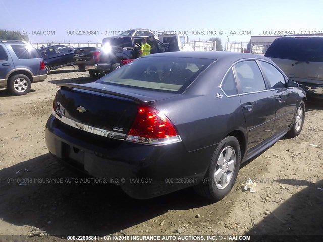 2G1WT57K991323785 - 2009 CHEVROLET IMPALA 1LT 灰色 照片 4