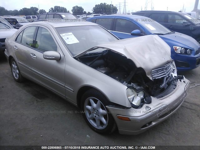 WDBRF81J93F381794 - 2003 MERCEDES-BENZ C 240 4MATIC GOLD photo 1