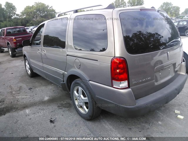 1GMDV33L56D152850 - 2006 PONTIAC MONTANA SV6 TAN photo 3