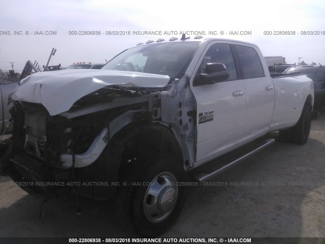 3C63RRHL3GG308086 - 2016 RAM 3500 SLT WHITE photo 2