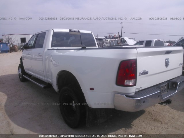 3C63RRHL3GG308086 - 2016 RAM 3500 SLT WHITE photo 3