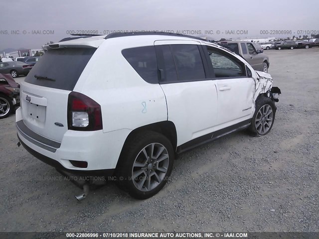 1C4NJCEA6GD761799 - 2016 JEEP COMPASS LATITUDE 白色 照片 4