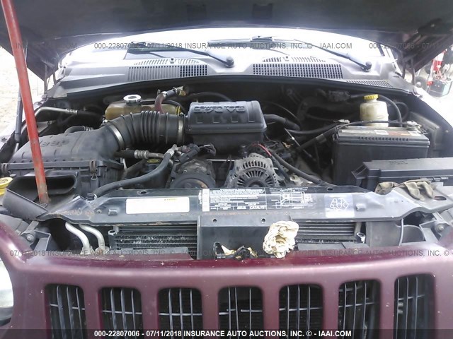 1J4GL48K83W696458 - 2003 JEEP LIBERTY SPORT/FREEDOM წითელი ფოტო 10