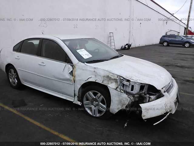 2G1WB5E37E1147313 - 2014 CHEVROLET IMPALA LIMITED LT WHITE photo 1