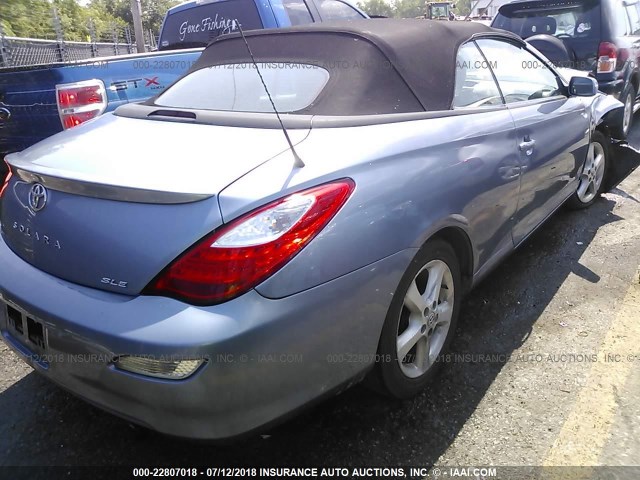 4T1FA38P97U108108 - 2007 TOYOTA CAMRY SOLARA SE/SLE ღია ლურჯი ფოტო 4