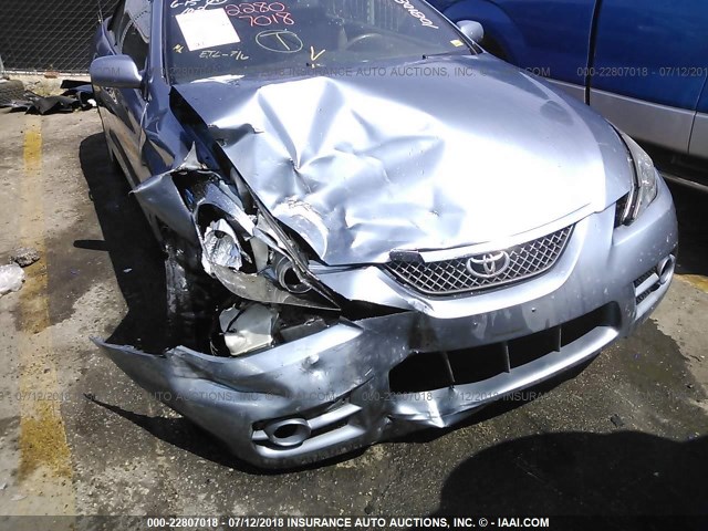 4T1FA38P97U108108 - 2007 TOYOTA CAMRY SOLARA SE/SLE ღია ლურჯი ფოტო 6