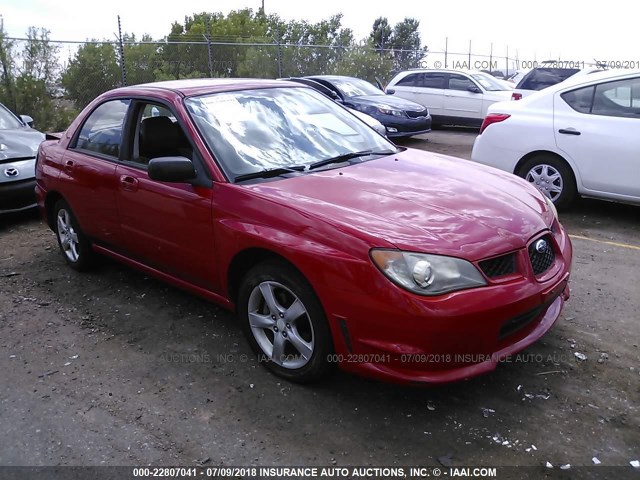 JF1GD67696H514638 - 2006 SUBARU IMPREZA 2.5I RED photo 1