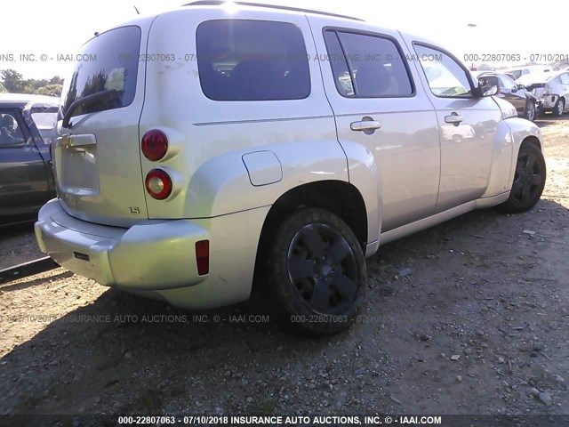 3GNCA13D38S682088 - 2008 CHEVROLET HHR LS 银色 照片 4