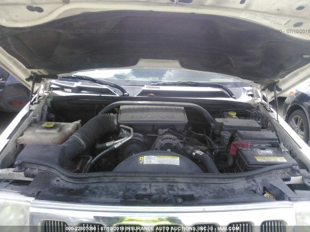 1J8HH48KX8C207569 - 2008 JEEP COMMANDER SPORT თეთრი ფოტო 10