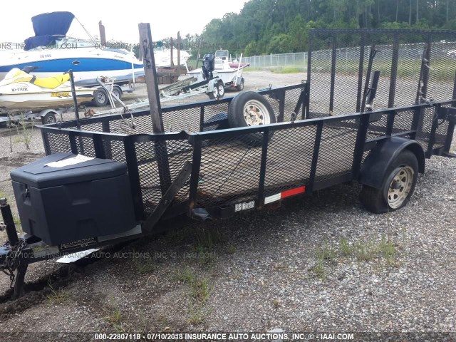 4YNBN12199C056433 - 2009 ANDERSON MANUFACTURING IN UTILITY TRAILER  BLACK photo 2