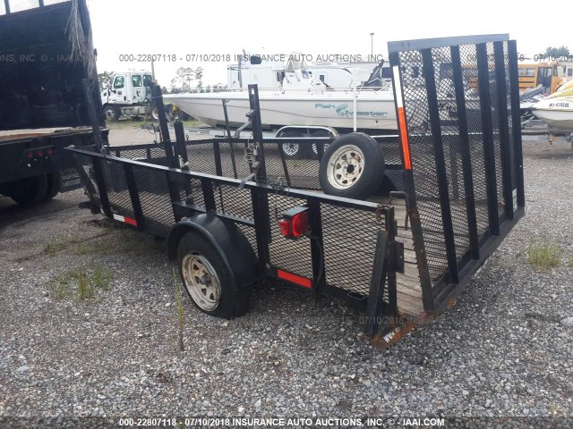 4YNBN12199C056433 - 2009 ANDERSON MANUFACTURING IN UTILITY TRAILER  BLACK photo 3