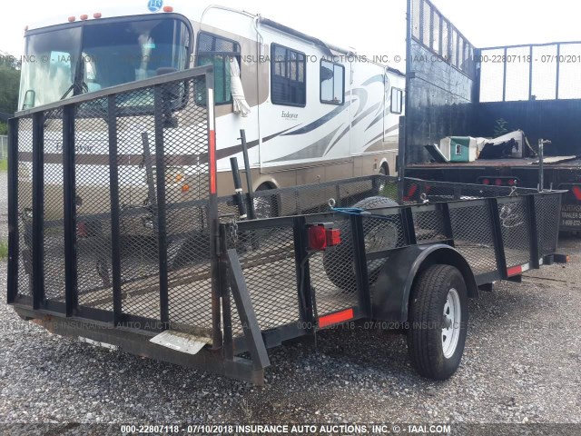 4YNBN12199C056433 - 2009 ANDERSON MANUFACTURING IN UTILITY TRAILER  BLACK photo 4