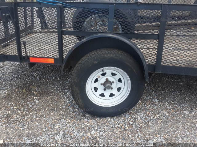 4YNBN12199C056433 - 2009 ANDERSON MANUFACTURING IN UTILITY TRAILER  BLACK photo 7