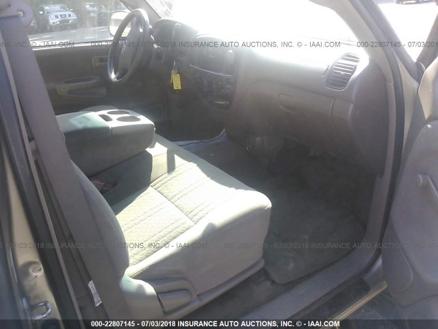 5TBBT44183S386154 - 2003 TOYOTA TUNDRA ACCESS CAB SR5 BROWN photo 5