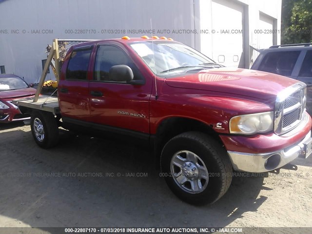 3D7KU28643G747740 - 2003 DODGE RAM 2500 ST/SLT 红色 照片 1