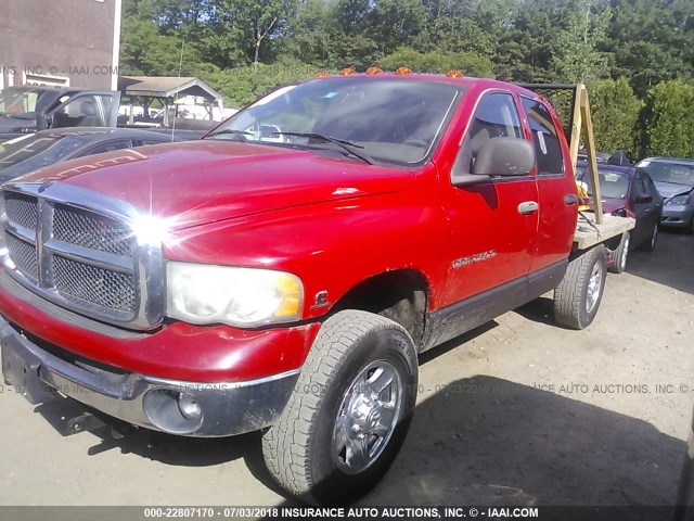 3D7KU28643G747740 - 2003 DODGE RAM 2500 ST/SLT 红色 照片 2