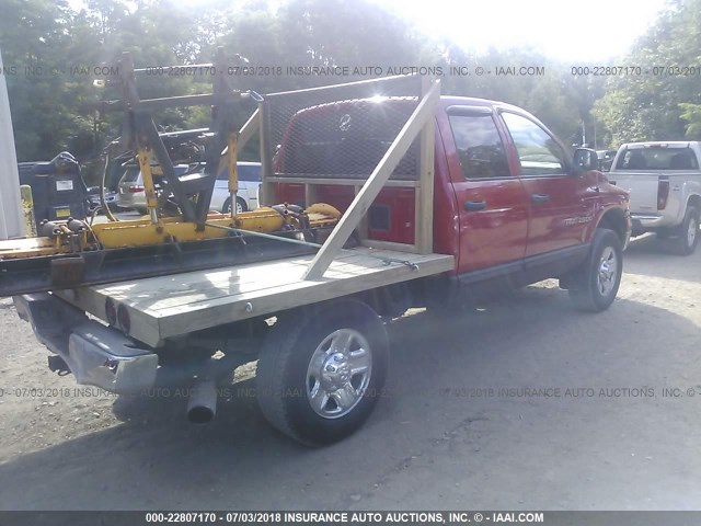 3D7KU28643G747740 - 2003 DODGE RAM 2500 ST/SLT 红色 照片 4